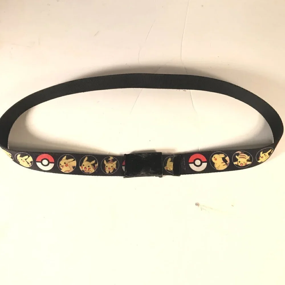 Nintendo Pokemon Pikachu Pokeball Adjustable Buckle and Belt